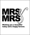 Mrs and Mrs Etched WIne
