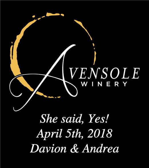 Avensole Winery She said Yes