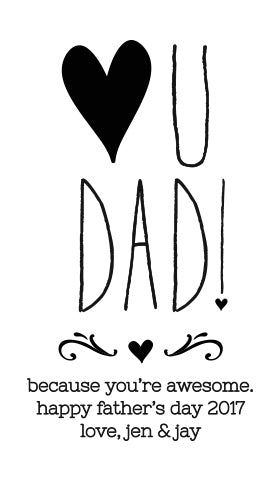 We Olive Love U Dad!