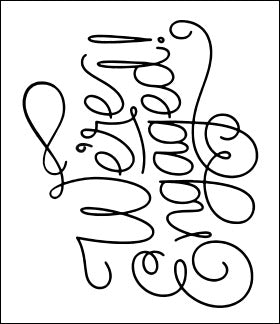 Swirly We're Engaged