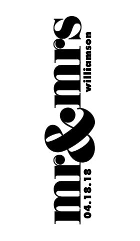 We Olive Bold Mr & Mrs